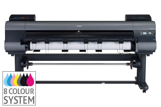 מכונת הדפסה פורמט רחב גרפי , imageprograf ipf9400 large format printer front d 1